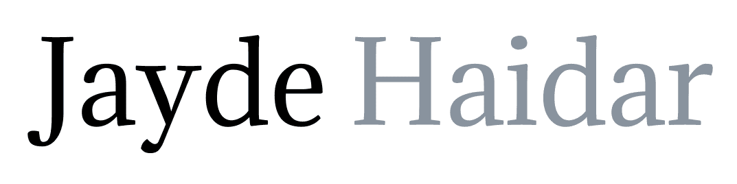 Jayde Haidar — artist logo